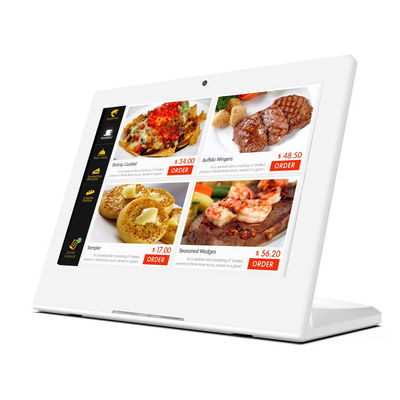 10.1 İnç RK3288 NFC POE Masaüstü Android Tablet L Tipi Restoran Tableti