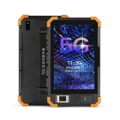 Su geçirmez IP68 8 Inç Android Tablet Endüstriyel 5G Parmak izi Modülü