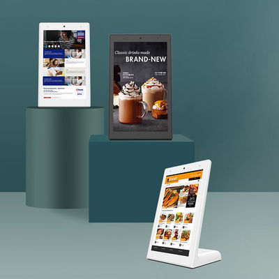 10.1 Inç Android Tablet L şeklindeki Masaüstü Android8.1 RK3288 Tablet IPS Dokunmatik Ekranlı Restoran Tableti