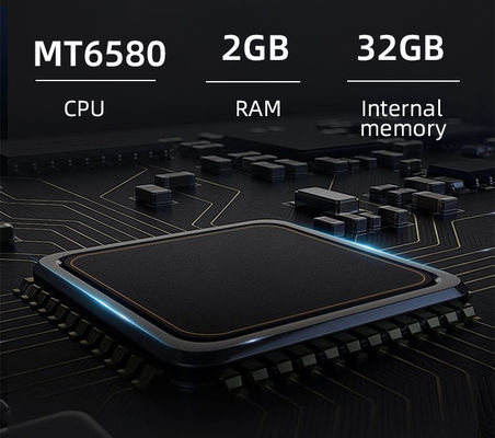 10.1 inç Ultra İnce Android Tablet PC 5 Noktalı Kapasitif Dokunmatik Ekran