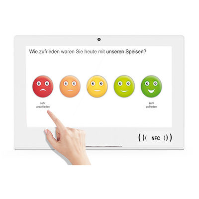 10.1 inç IPS dokunmatik ekranlı Android Tablet L şekli WIFI RJ45 AIO Tablet