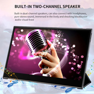 15İş ve sistem entegrasyonu için 6 inçlik pil ile çalışan taşınabilir dokunmatik ekran monitörü