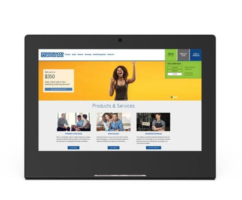 10.1''L şekli RK3288 All In One Android Tablet IPS dokunmatik ekran