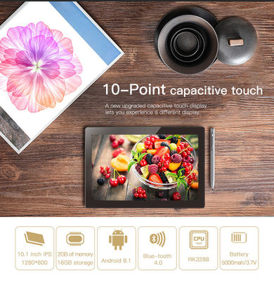 Oem Odm Akıllı Ev 10.1 İnç RK3288 Tablet Duvara Montaj Nfc Poe Android Tablet Led Işıklı