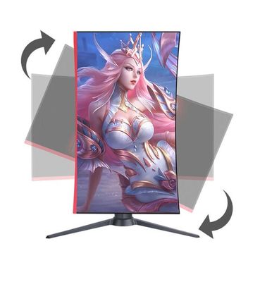 27 inç 165Hz Oyun Masaüstü Monitörü HDMI DP Arayüzleri Döner Stand