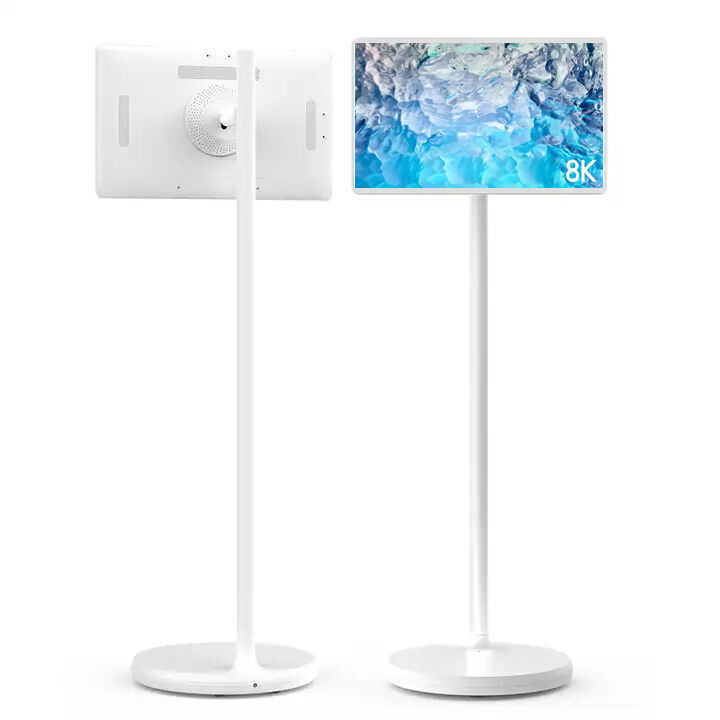21.5 Inch RK3588 Stand By Me Hareketli Dokunmatik Ekran Monitörü Yer Duracak Android Kablosuz Ev İçin Taşınabilir Akıllı Televizyon