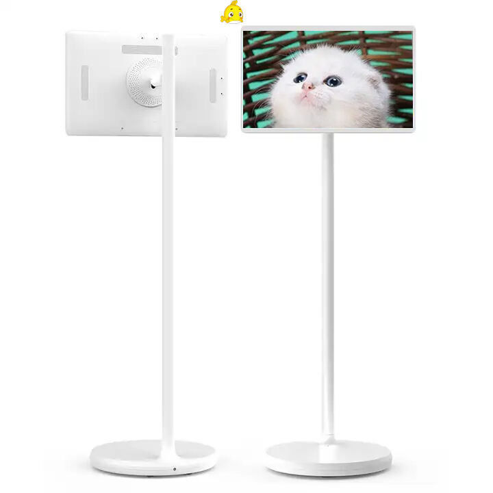 21.5 inç Yerde Dikilen Akıllı TV LCD Akıllı Ekran İçerideki Android 12 Bekleme Me TV