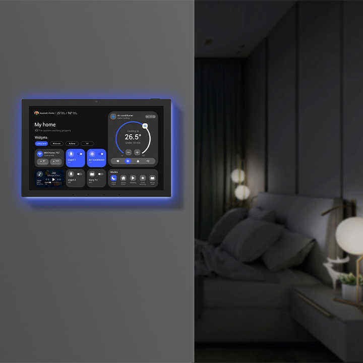 15.6 inç RK3399 Duvar Montajlı Android Tablet Akıllı Ev Ekranı Kontrolü için Mükemmel