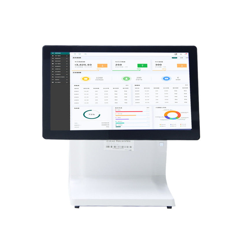 15.6 İnç Nakit Hesap Makinesi Kapasitif Dokunmatik Ekran Perakende Pos Sistemi RK3568 8+128GB Süpermarket Windows Pos Terminali