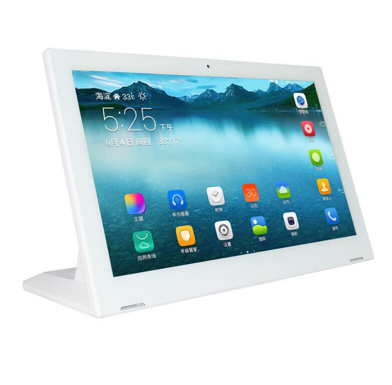 Masaüstü Android tablet pc pos NFC 17.3 inç 15.6 inç kiosk reklam IPS HD ekran