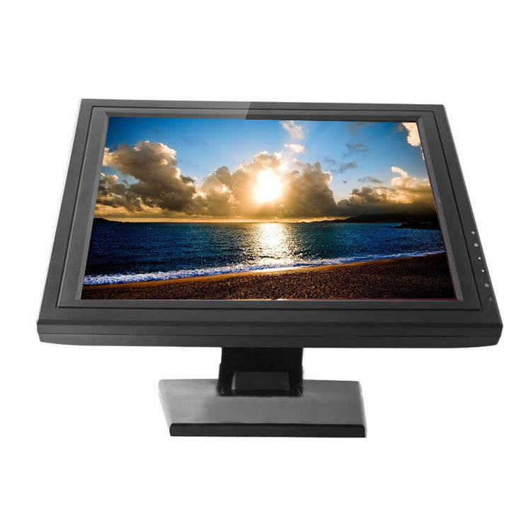 0.297mm 17 Inch Touch Screen Monitor, POS için 5ms touch screen duvar monitörü