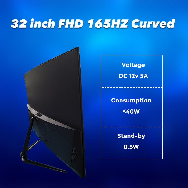 FCC 165HZ 350cd/M2 Oyun Masaüstü Monitörü Usd Hdmi DP İnternet Kafe için