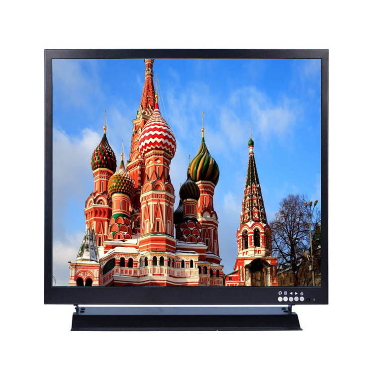 1280x1024 17 inçlik CCTV Monitör / CCTV BNC Monitör 7*24 saat çalışıyor