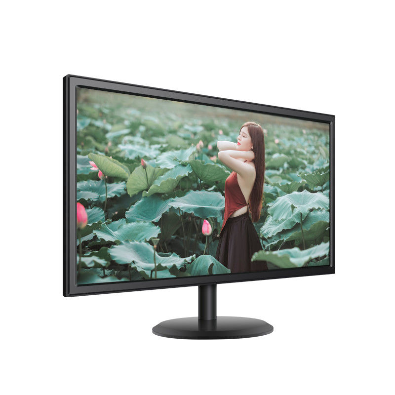 Duvar Montajlı 5ms 75hz 24 Inch LED Bilgisayar Monitörleri Siyah Beyaz Renk