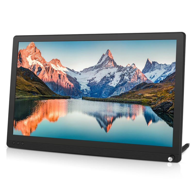 60Hz 15.6 inç USB C PC Monitörü / 11mm Bilgisayar Dokunmatik Ekran Monitörü