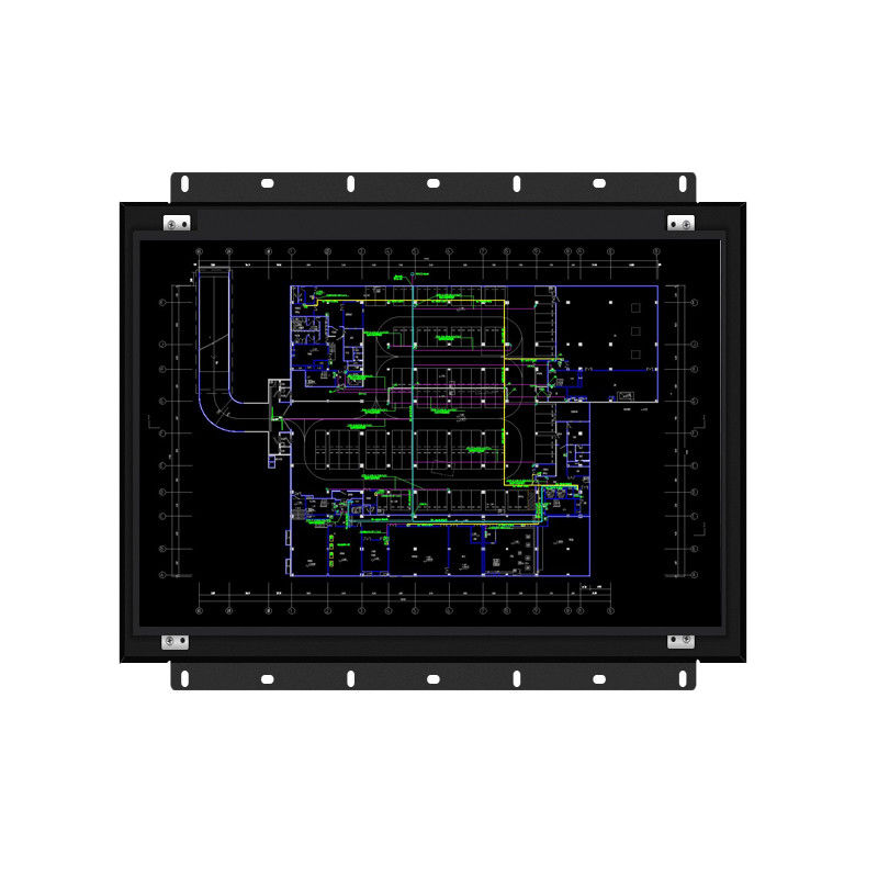 Kiosk 15 inç DC12v Açık Çerçeve Dokunmatik Ekran Monitor VGA HDMI USB