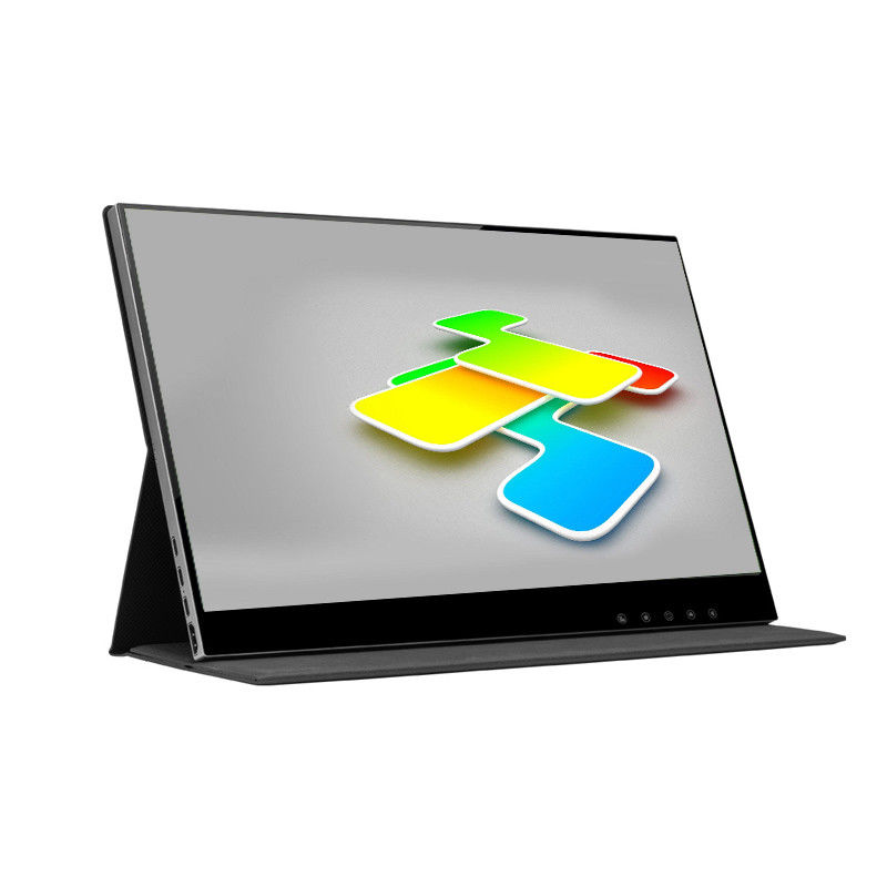Kablosuz Kablolu Siyah 5ms Tam HD Dokunmatik Ekran Monitörü 15.6 Inç