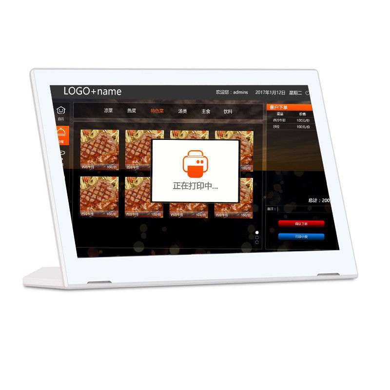 L şekli 1920x1080 13.3 inç All In One Android Tablet Touchscreen ile Wifi RJ45