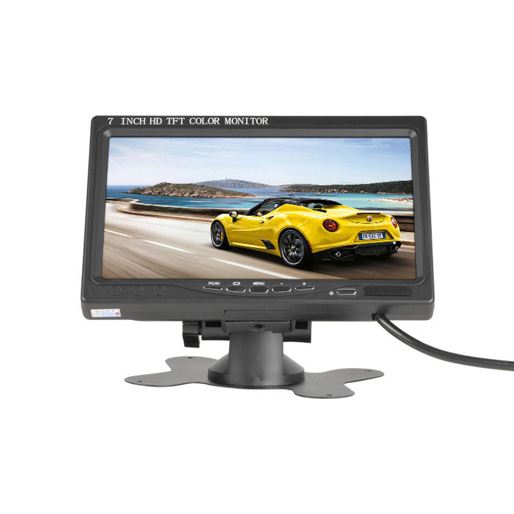 12-24V 800x480 7 inç LCD Araba Monitörü 2AV Videolar ile Güneş koruyucu