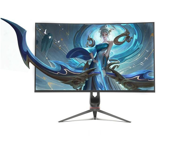HDR10 1k 165Hz Oyun Masaüstü Monitörü Düzenlenebilir Temel MVA Paneli