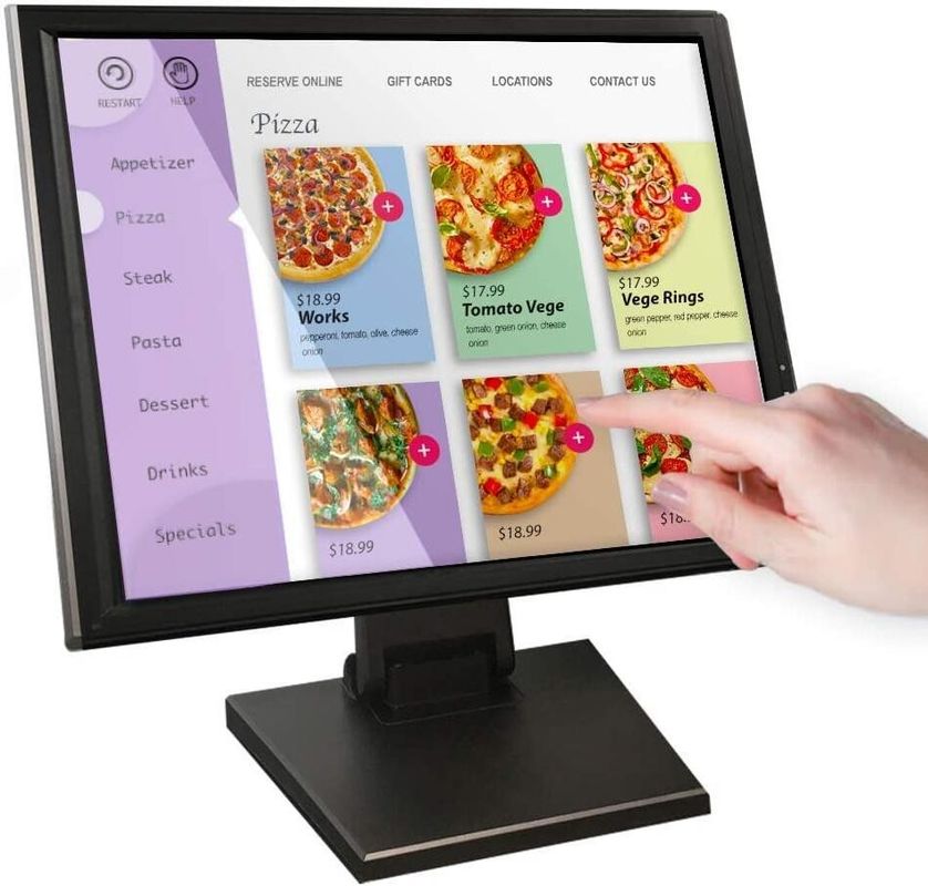 CPAC 10 Point 21.5 Inch Kapasitatif Dokunmatik Ekran Monitörü 1280*1024