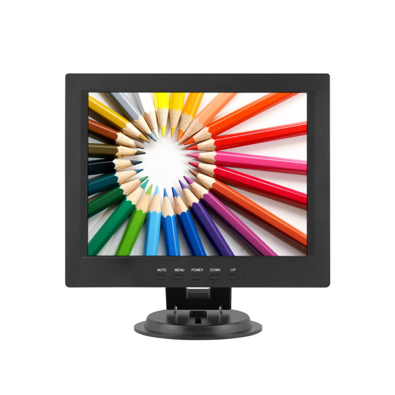 CE FCC Rohs TFT 12 Inch LCD Monitor 1024*768 300cd M2 DVI BNC Girişleri