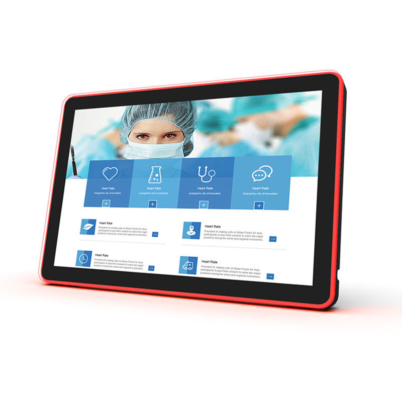 ROCKCHIP RK3288 LED Işık Çubuğu ile Duvar Montajlı Dokunmatik Ekran Tablet