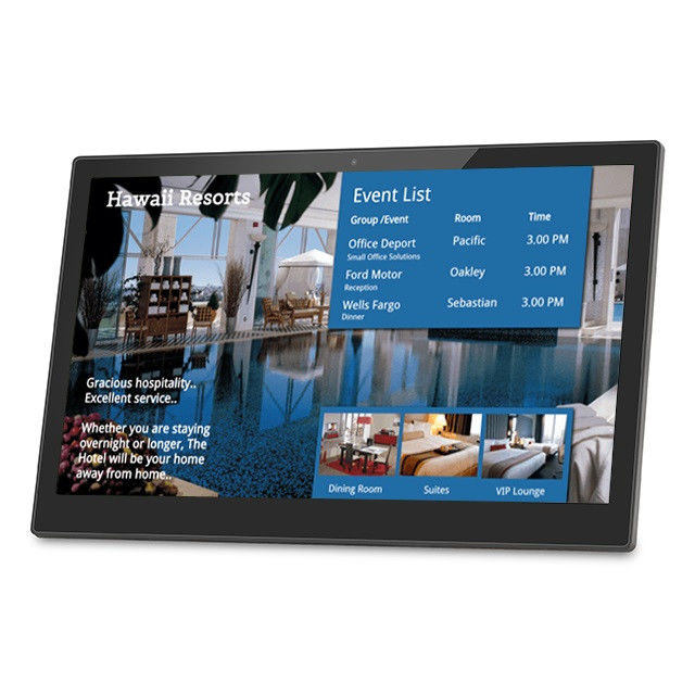 21.5 inç RK3288 RK3399 All In One Touch Screen PC 4G LCD Duvar Montu