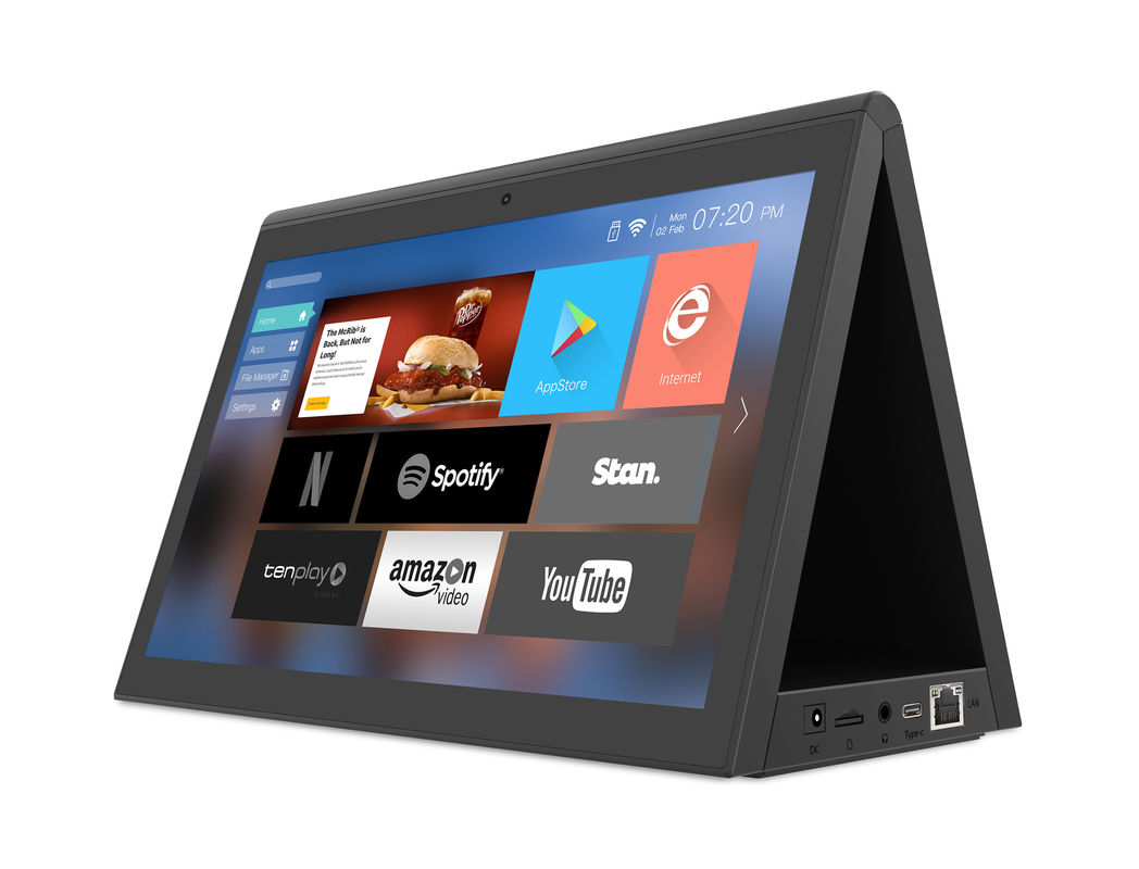 Endüstriyel ve ticari kullanım için çift ekranlı 10 inç RK3288 Quad Core Android Tablet