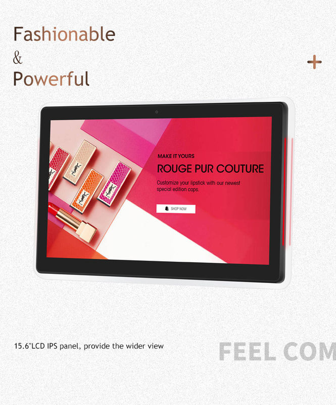 RK3288 Endüstriyel kullanım için Ethernet üzerinden güç (POE) ile dört çekirdekli 13.3" LCD Panel Android Tablet
