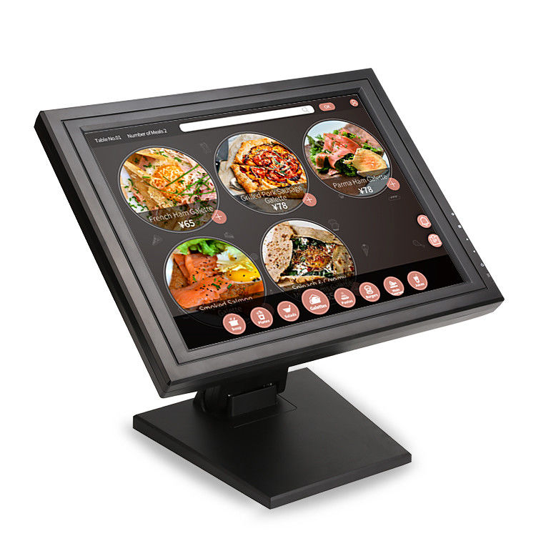 17 inç 0.297mm Kapasitatif dokunmatik ekran monitörü Endüstriyel sınıf 1280x1024