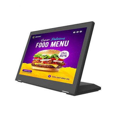 Kendine Hizmet RK3566 İşlemci Restoran Siparişleri için 13.3 Inç POE NFC RGB LED Light Bar 5MP Kamera Android 11