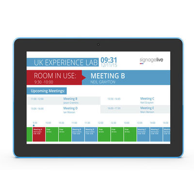 10 inç LED Işık Android 8.1 Tablet PC NFC POE All In One PC