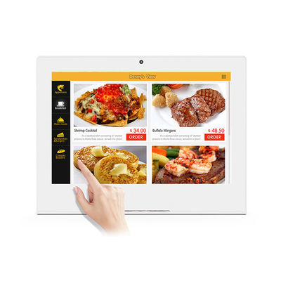 10.1 İnç RK3288 NFC POE Masaüstü Android Tablet L Tipi Restoran Tableti